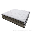 Matelas de printemps de poche comprimé King Queen